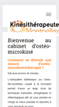 Mobile Screenshot of kine-montpellier.com